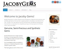 Tablet Screenshot of jacobygems.com
